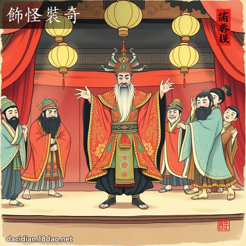 饰怪装奇 配图
