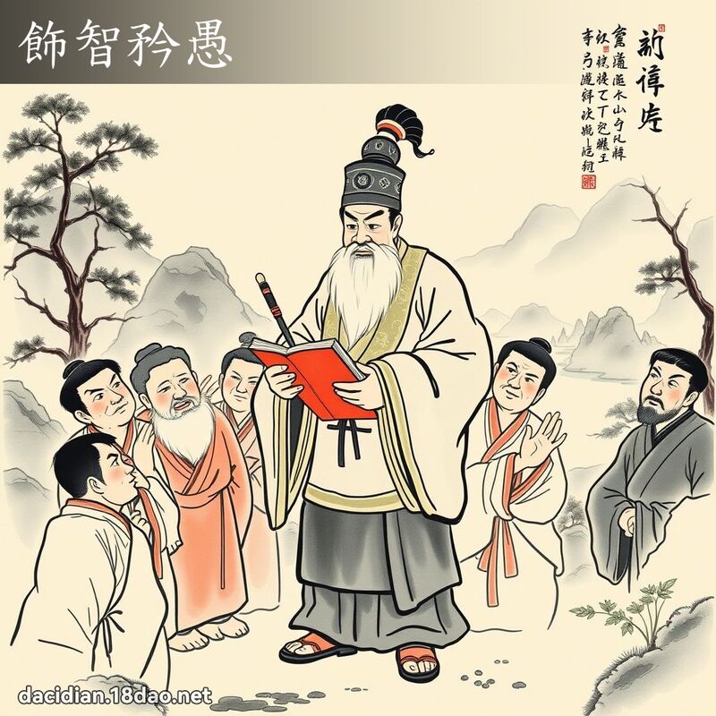 饰智矜愚 配图