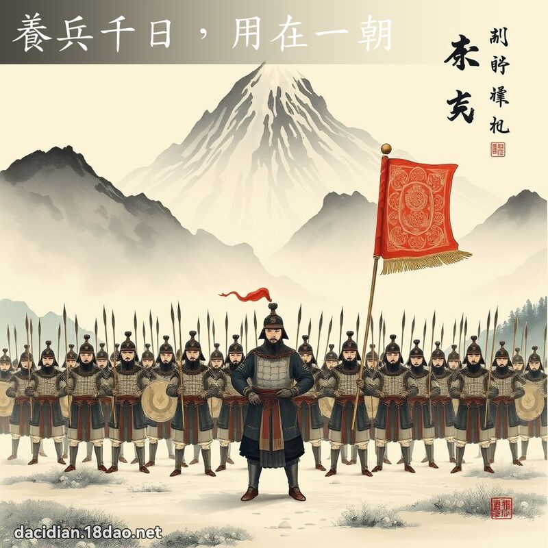 养兵千日,用在一朝 配图