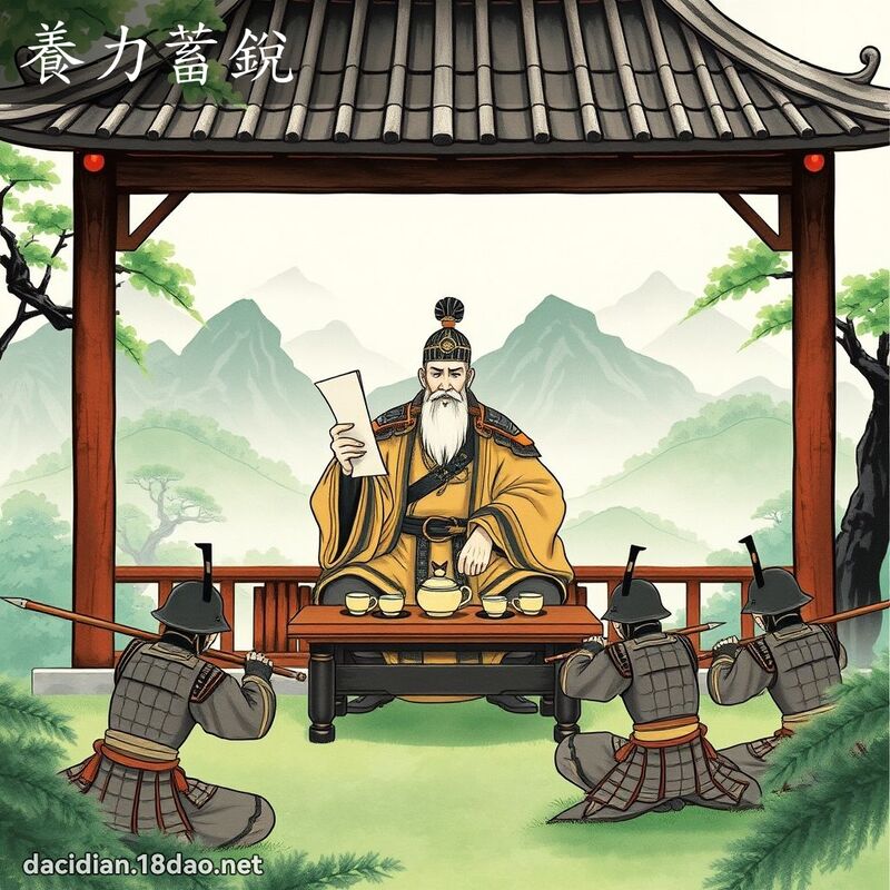 养力蓄锐 配图