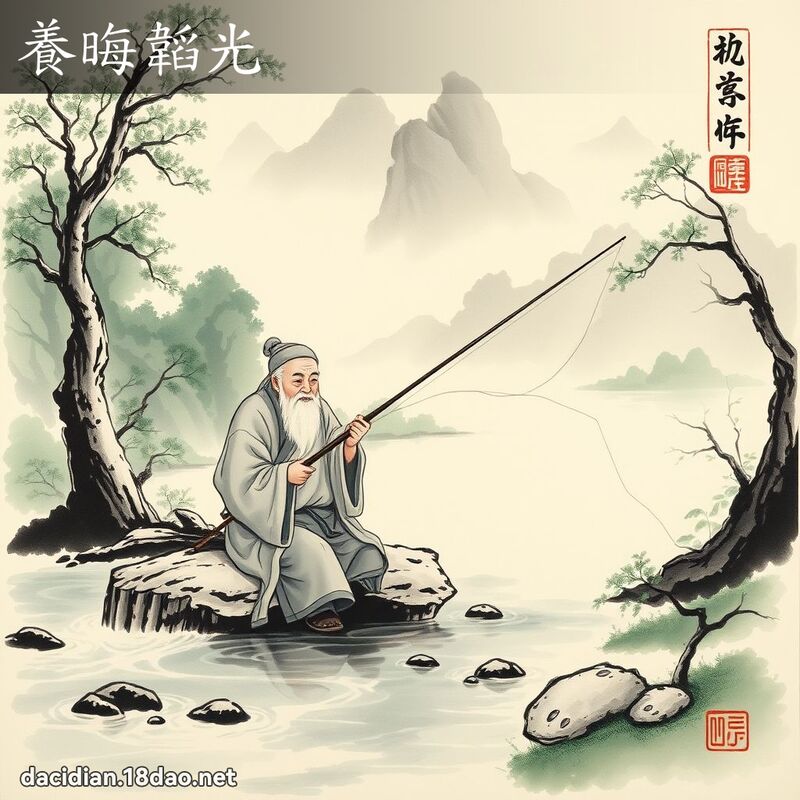 养晦韜光 配图