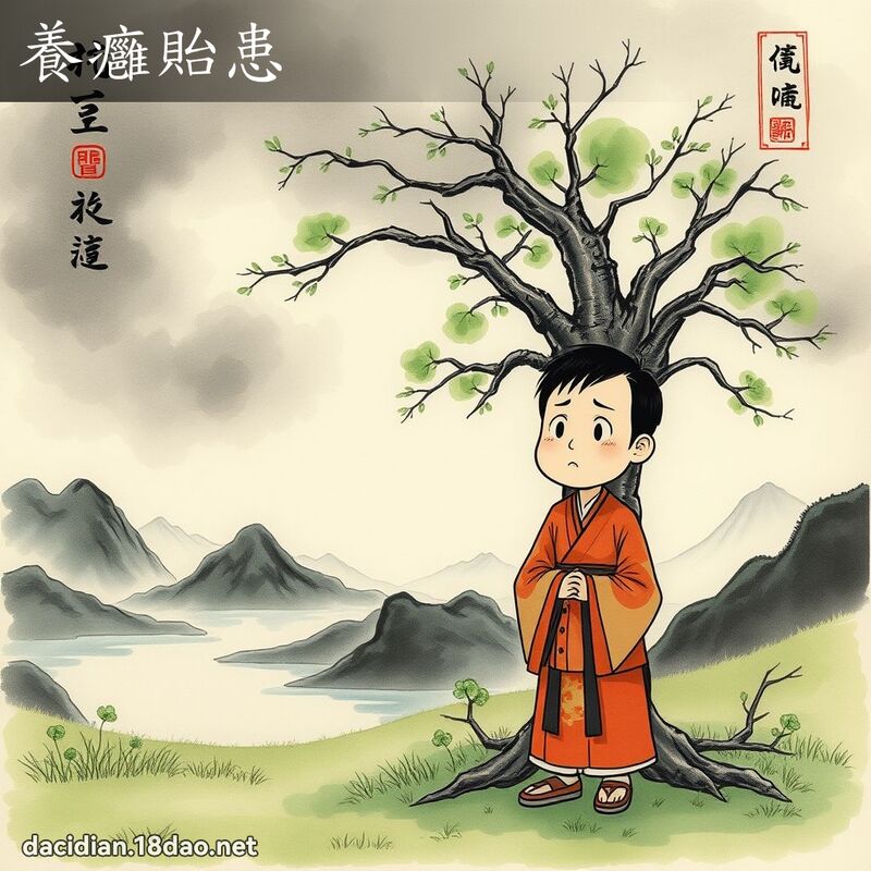 养痈貽患 配图