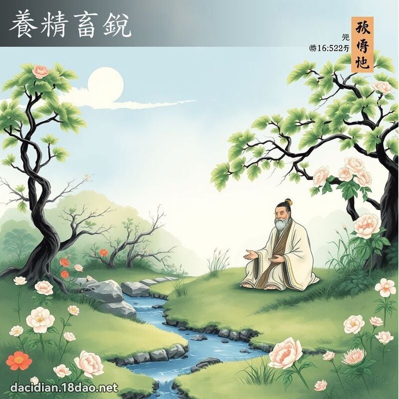 养精畜锐 配图