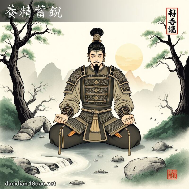 养精蓄锐 配图