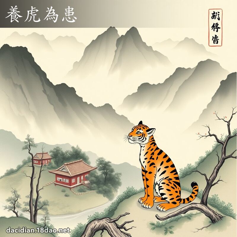 养虎为患 配图