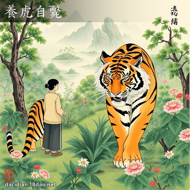 养虎自毙 配图