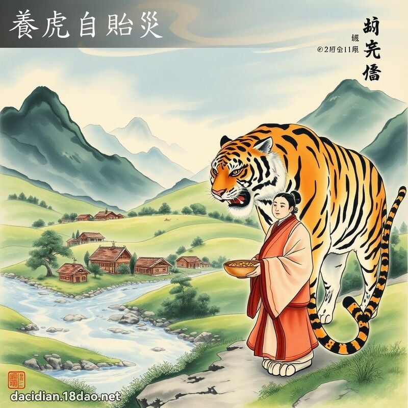 养虎自貽灾 配图