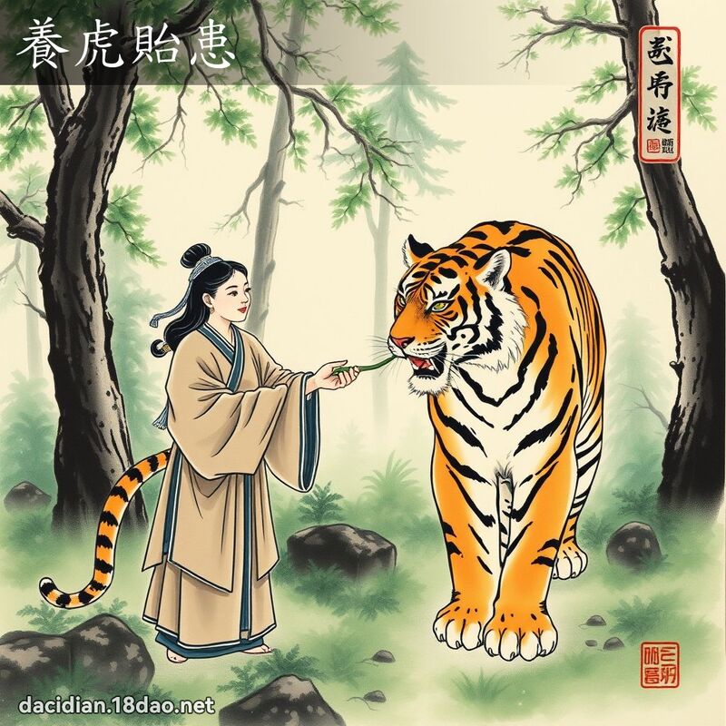 养虎貽患 配图