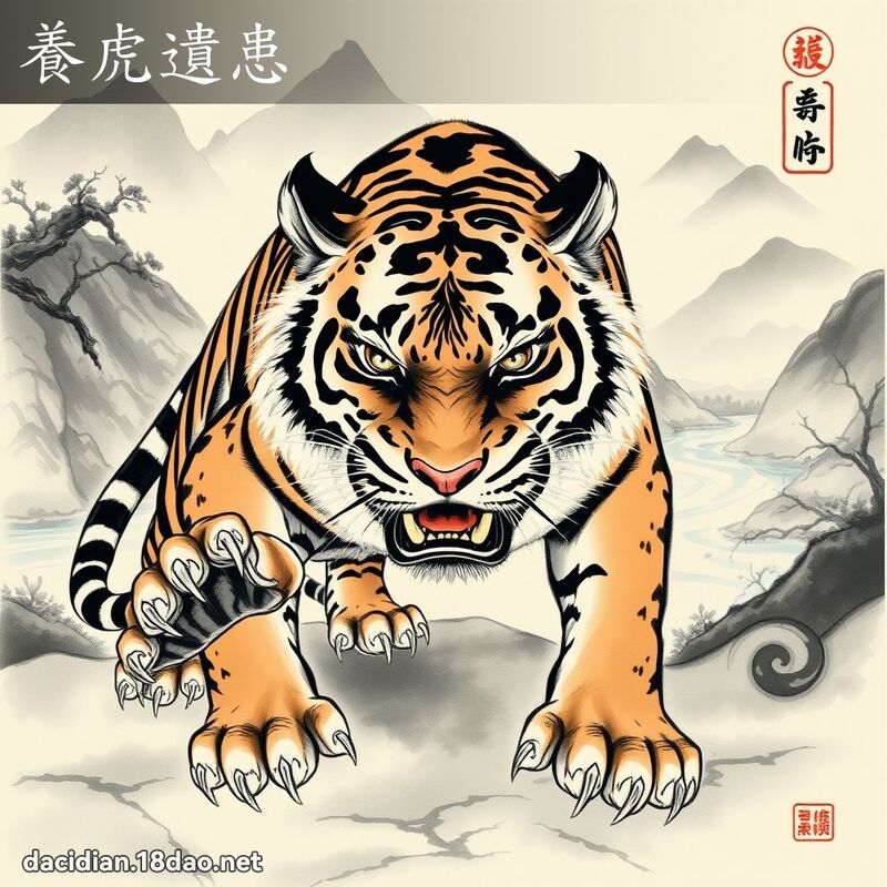 养虎遗患 配图