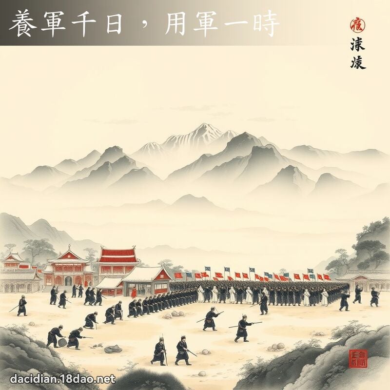 养军千日,用军一时 配图