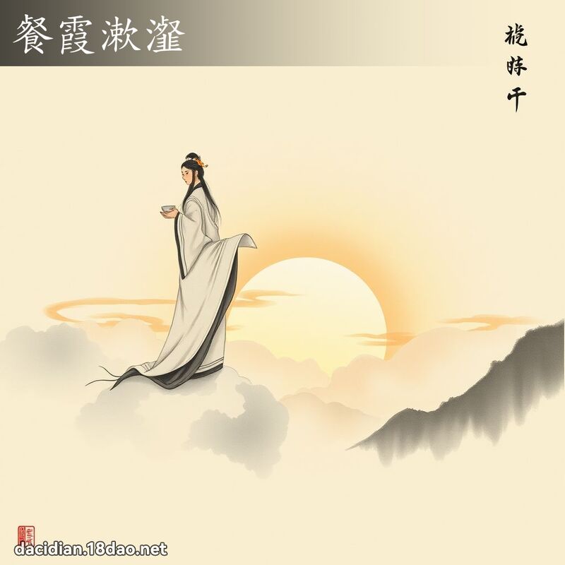 餐霞漱瀣 配图