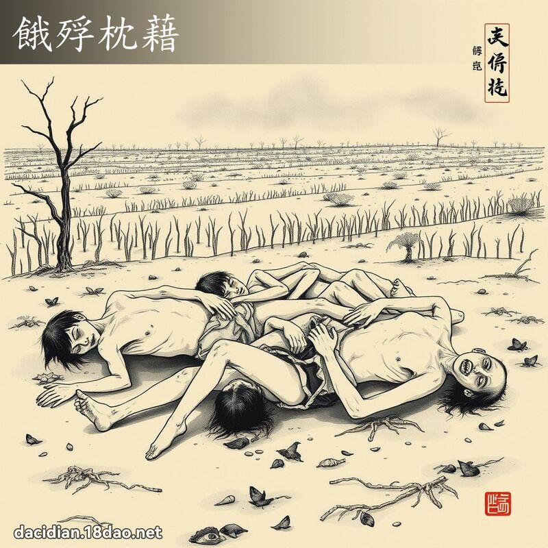 饿殍枕藉 配图