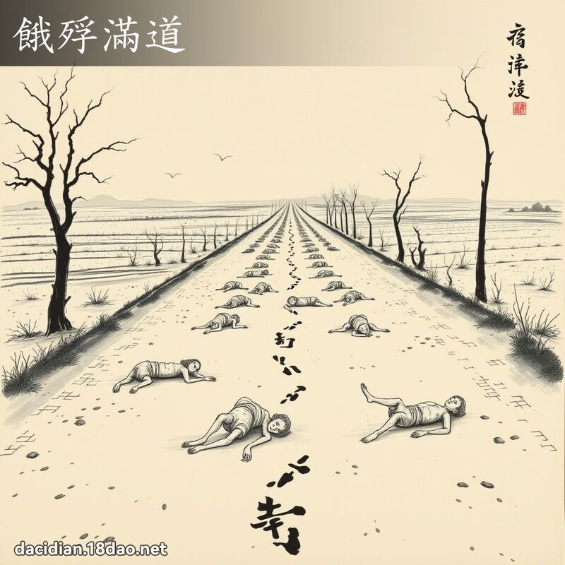 饿殍满道 配图
