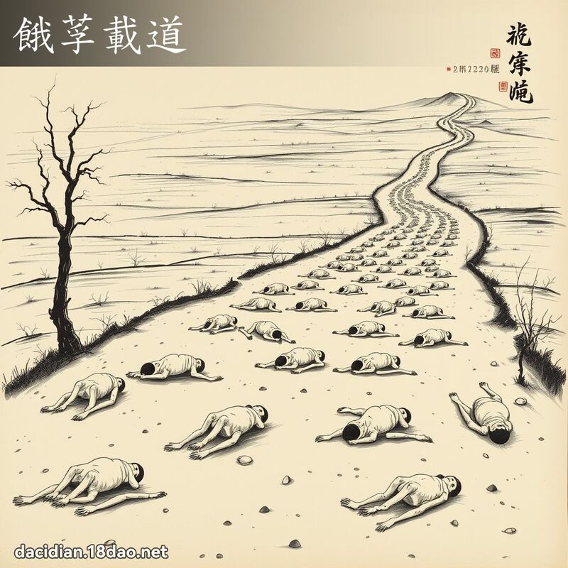 饿莩载道 配图