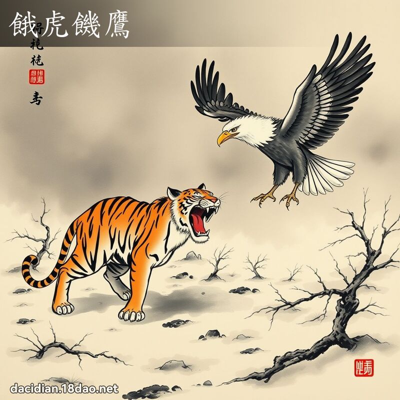 饿虎饥鹰 配图