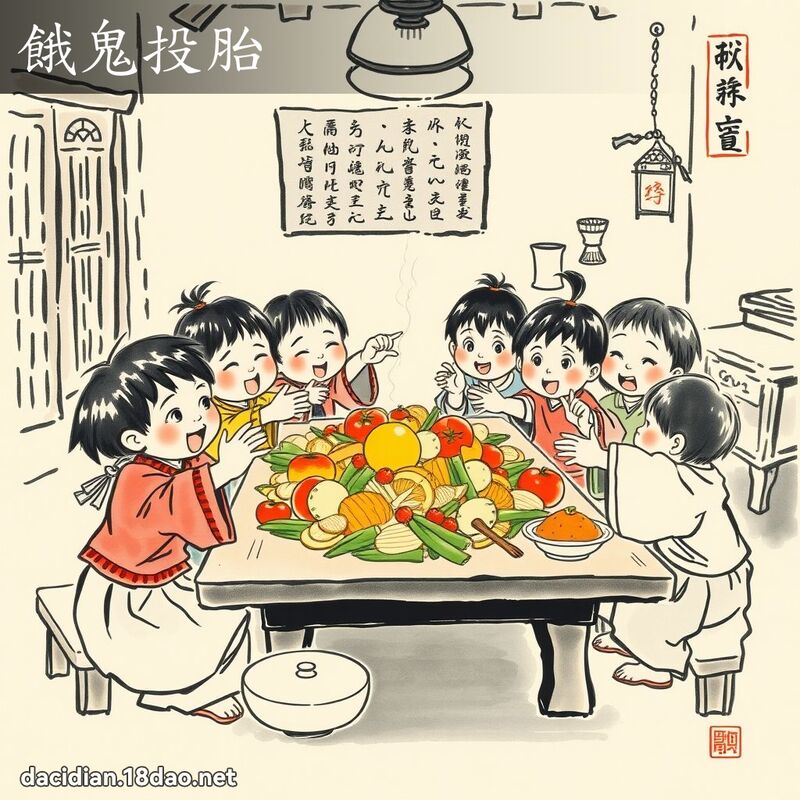 饿鬼投胎 配图