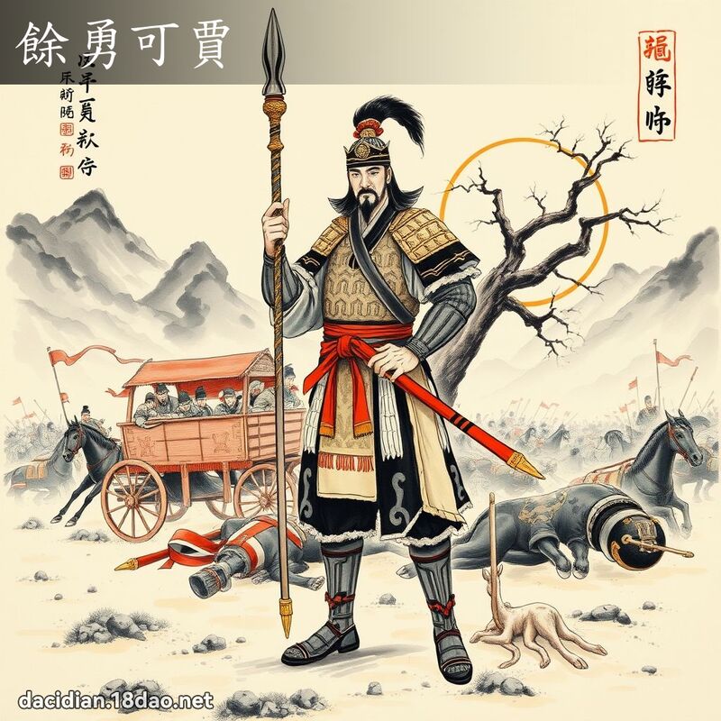 余勇可贾 配图
