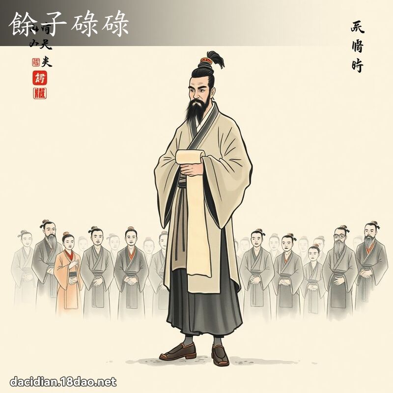余子碌碌 配图