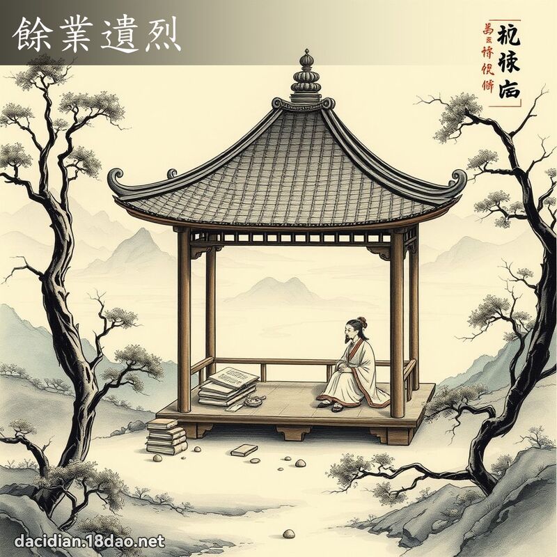 余业遗烈 配图