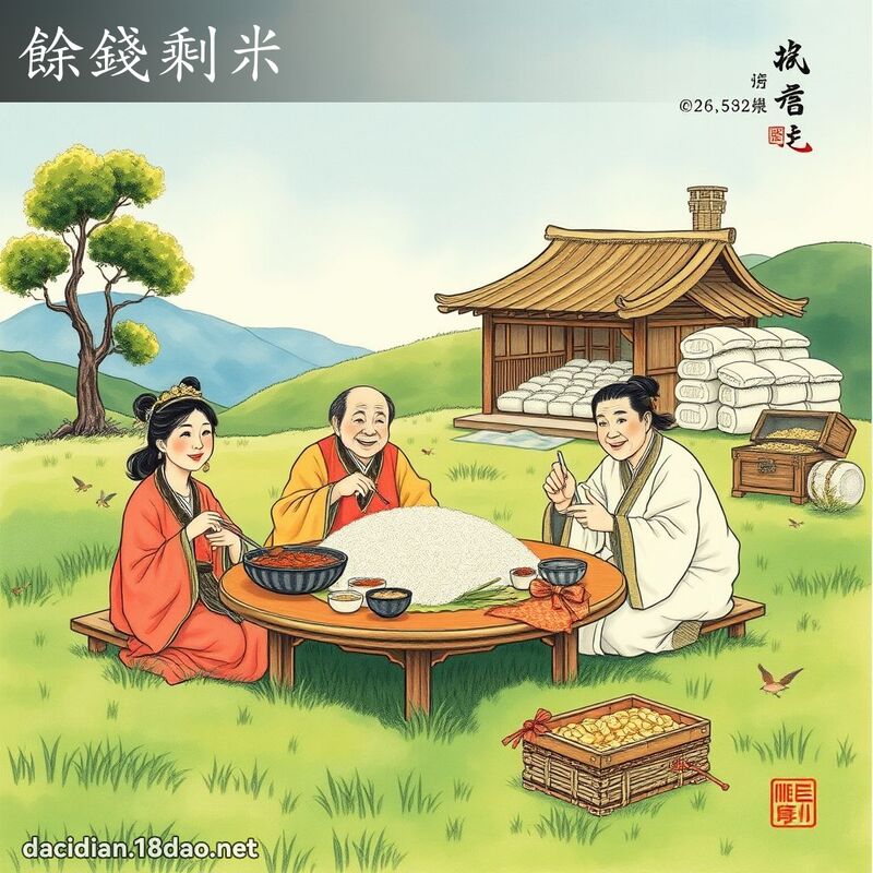 余钱剩米 配图