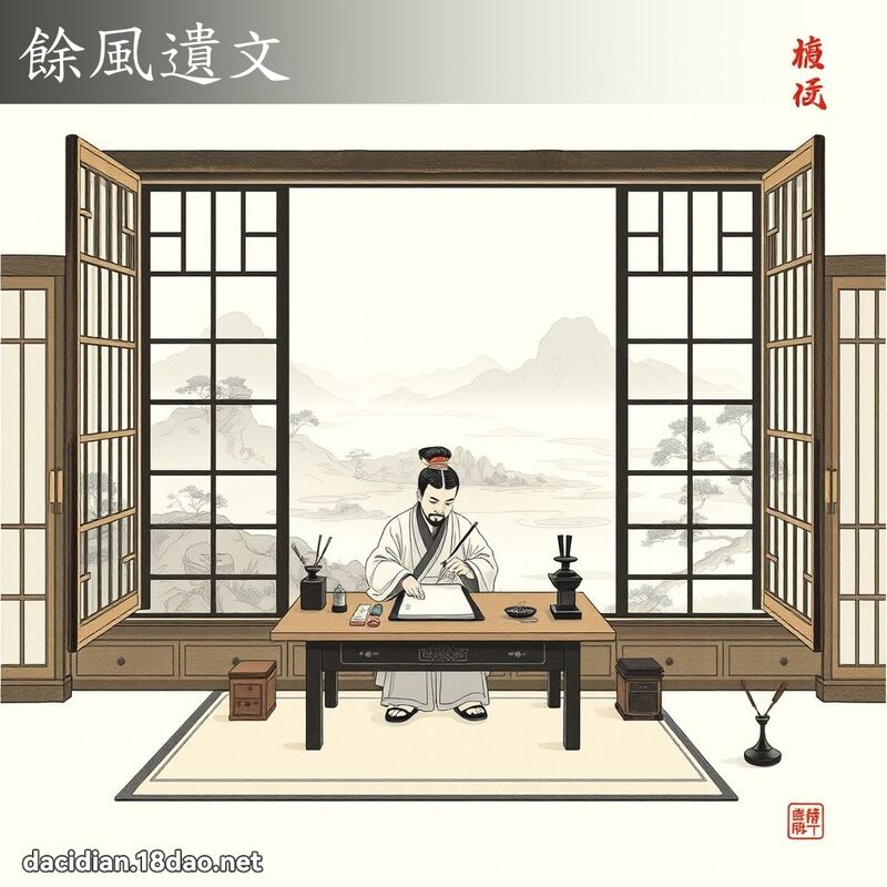 余风遗文 配图