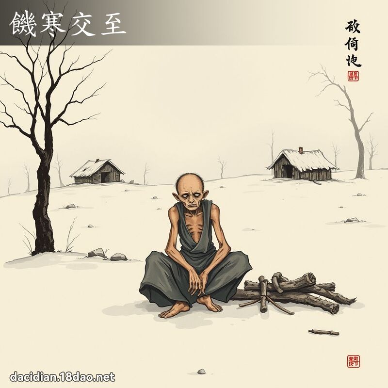 饥寒交至 配图