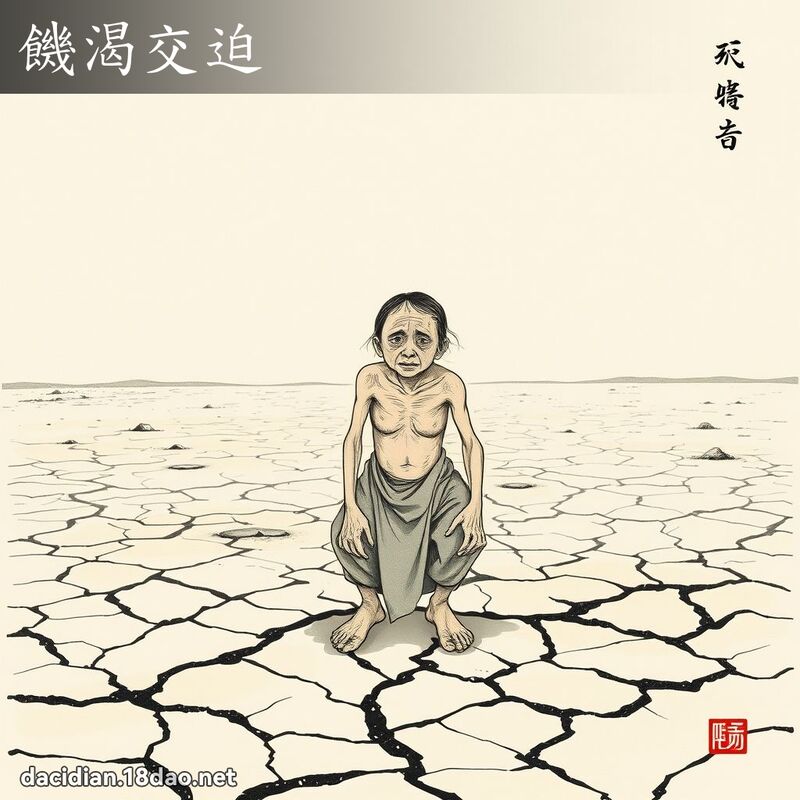 饥渴交迫 配图
