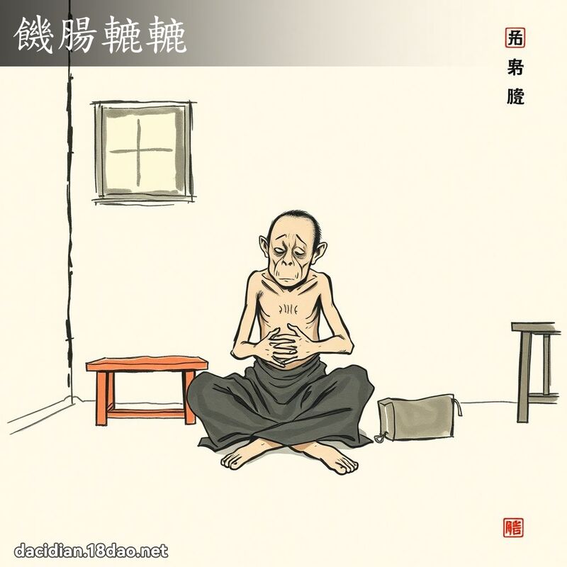 饥肠轆轆 配图