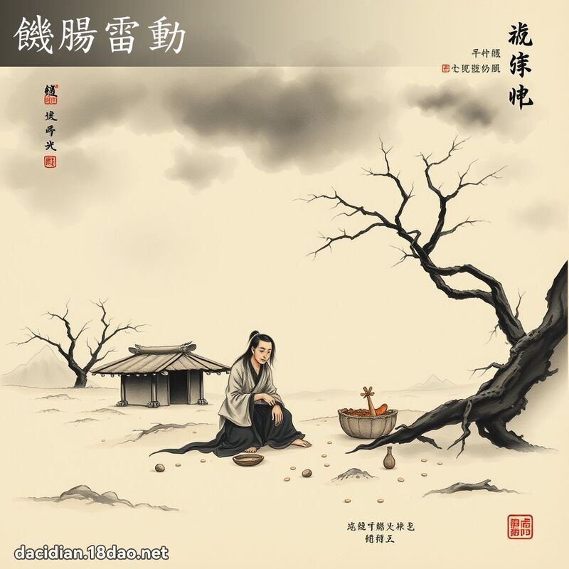 饥肠雷动 配图