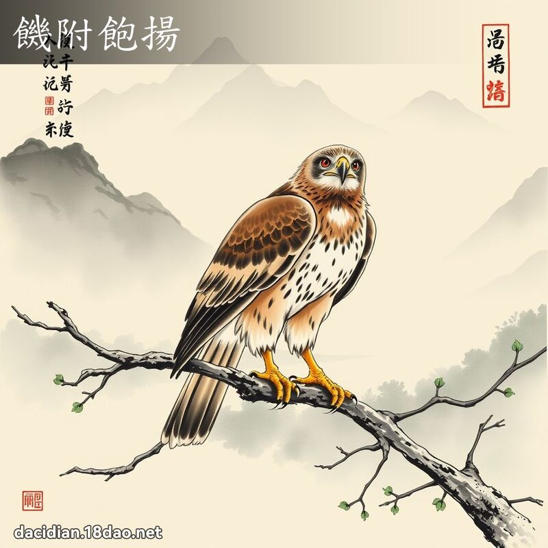 饥附饱扬 配图