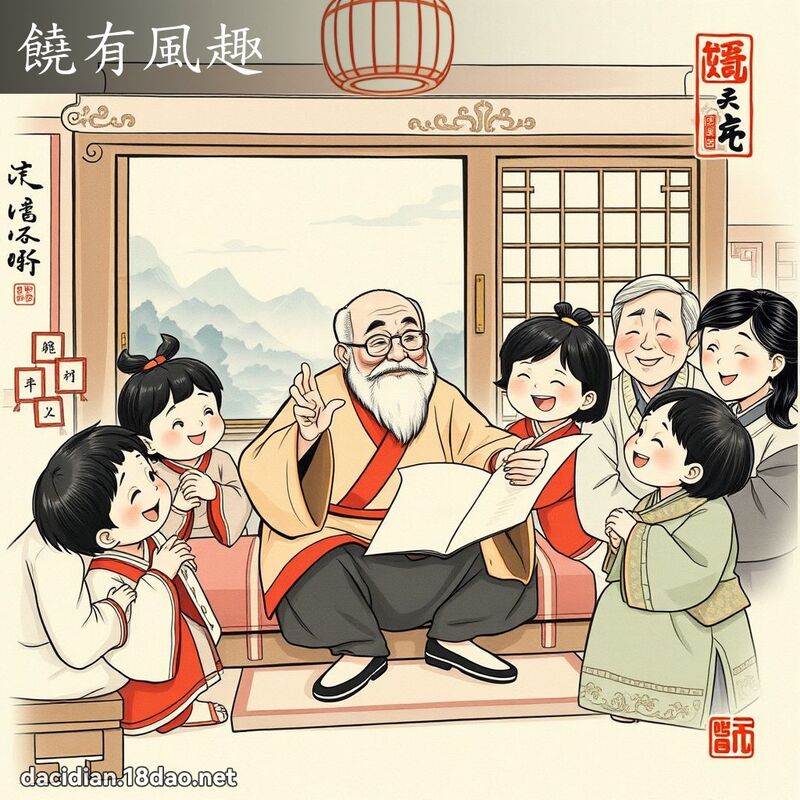 饶有风趣 配图