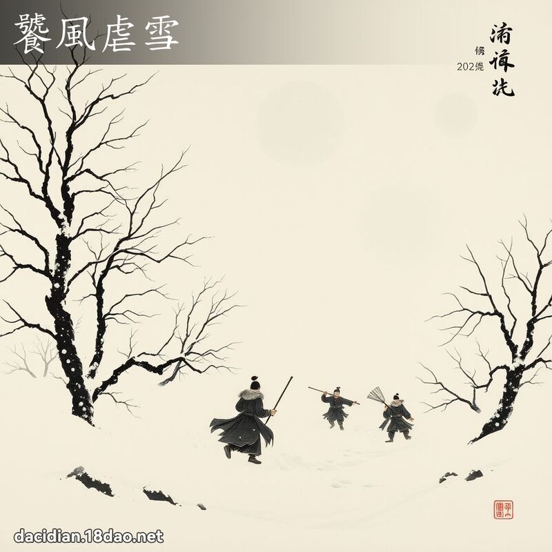 饕风虐雪 配图