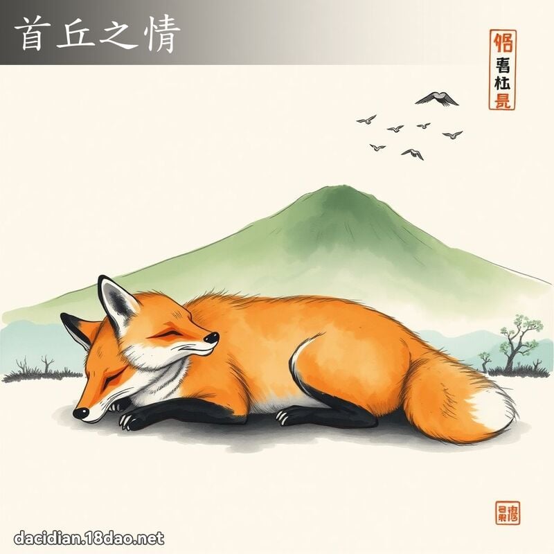 首丘之情 配图