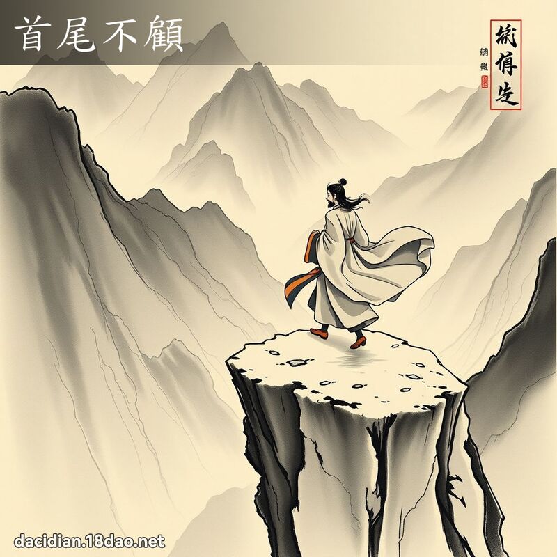 首尾不顾 配图