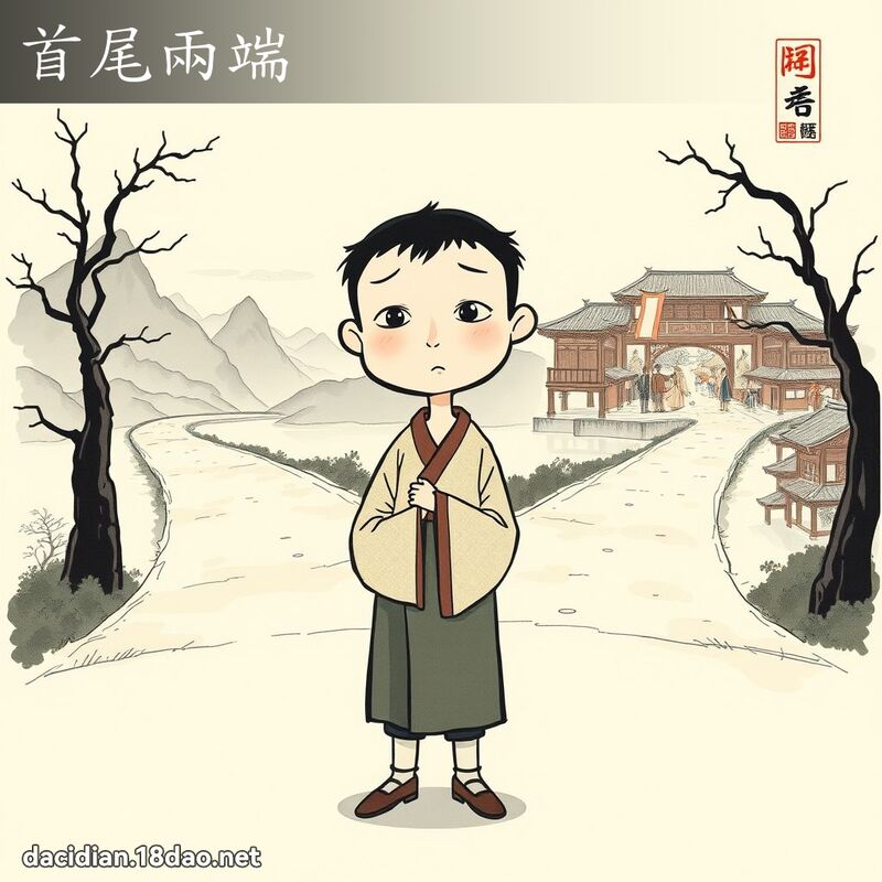 首尾两端 配图