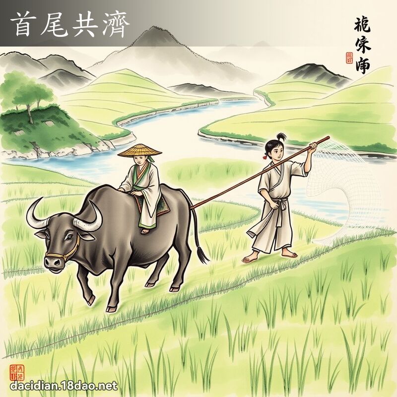 首尾共济 配图