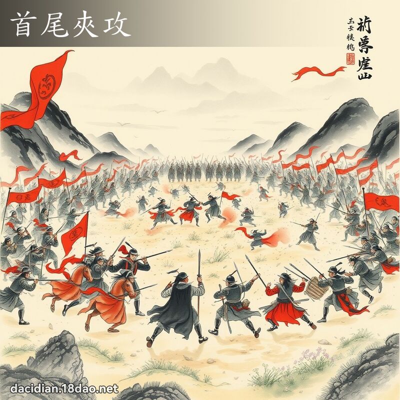 首尾夹攻 配图