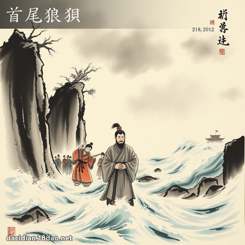 首尾狼狈 配图