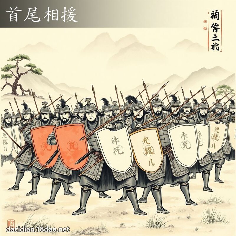 首尾相援 配图