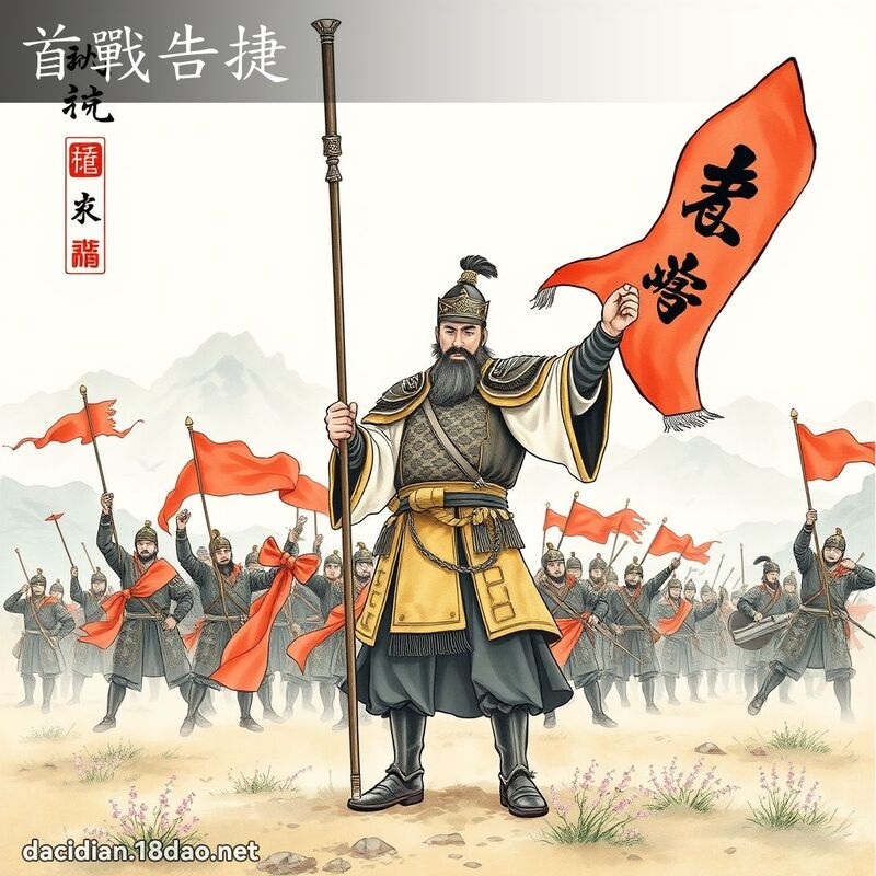 首战告捷 配图