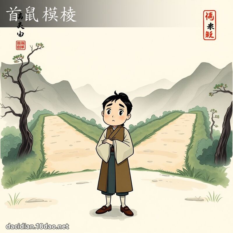 首鼠模棱 配图