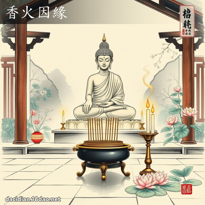香火因缘 配图