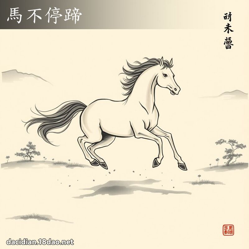 马不停蹄 配图