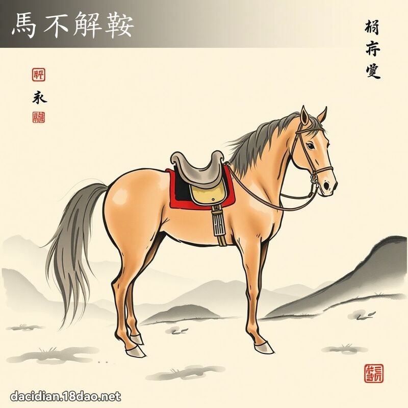 马不解鞍 配图