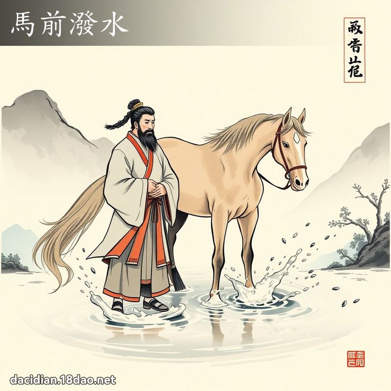 马前泼水 配图