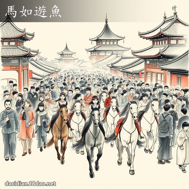 马如游鱼 配图