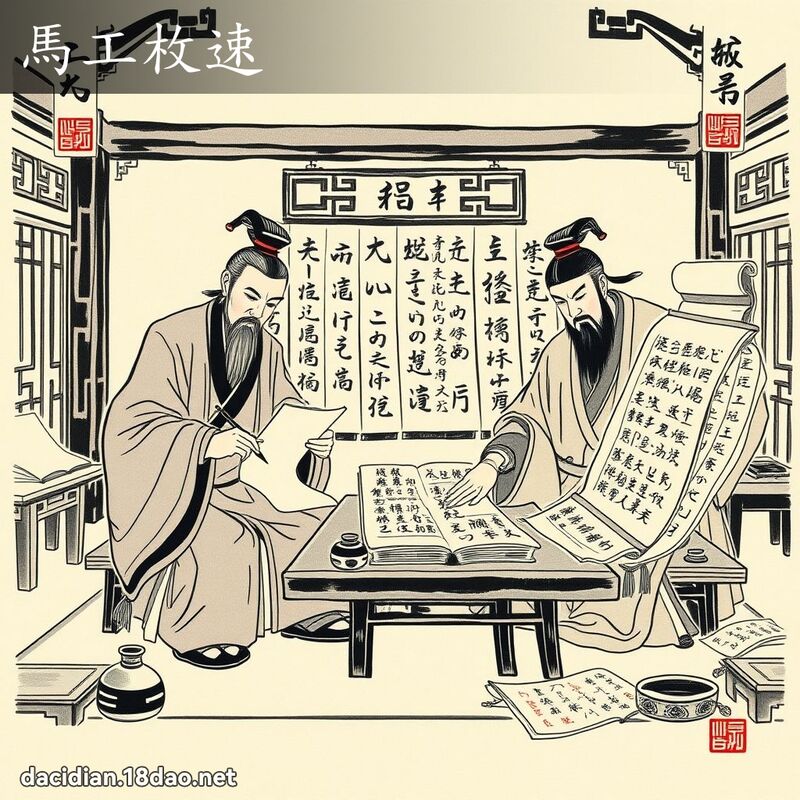 马工枚速 配图