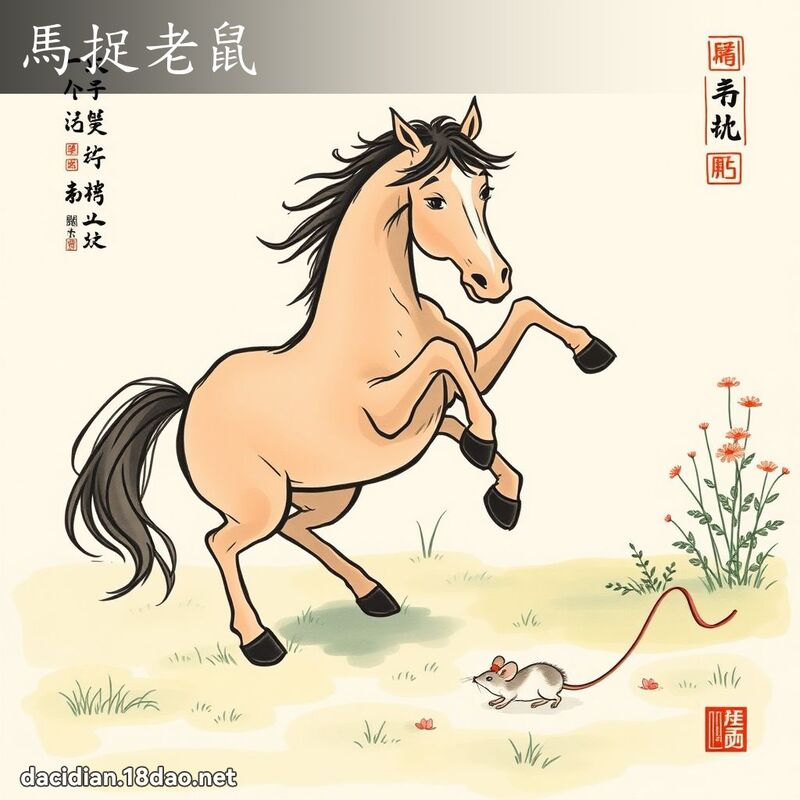 马捉老鼠 配图