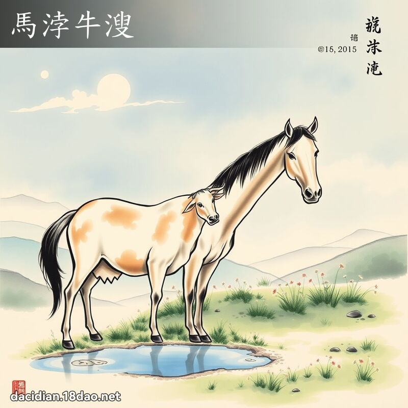 马浡牛溲 配图