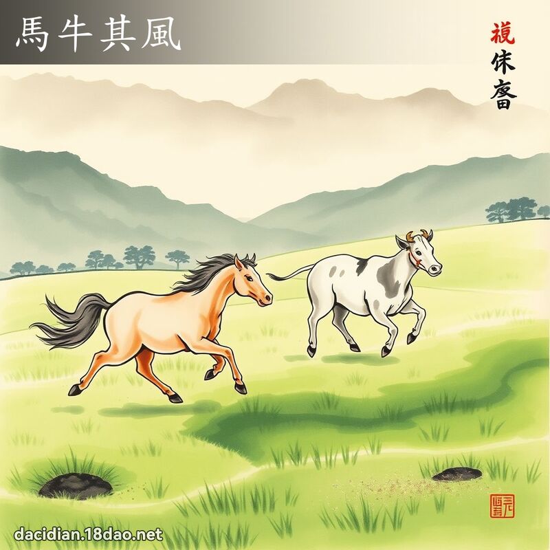 马牛其风 配图